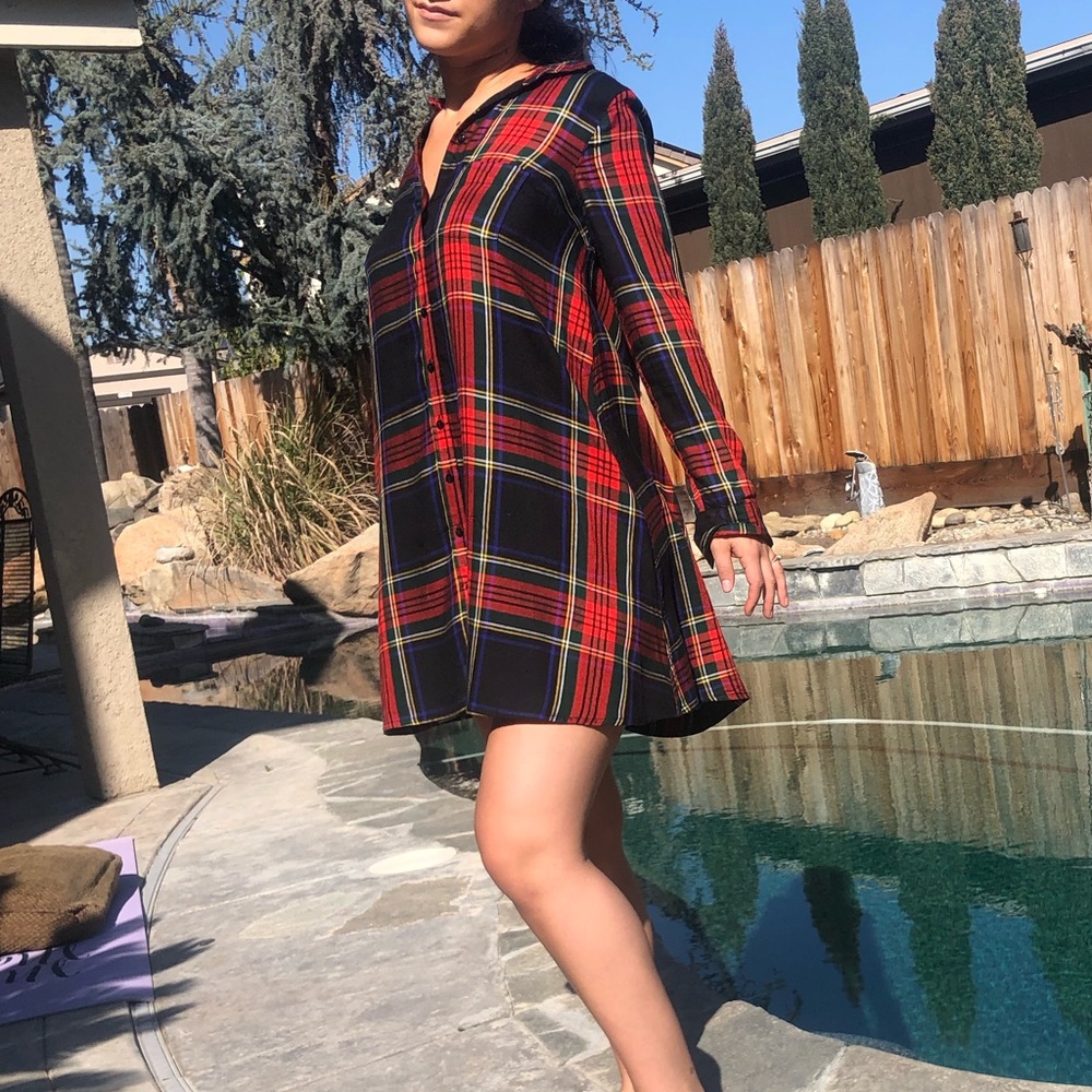 Plaid dress/shirt